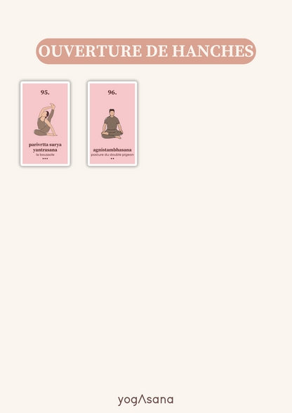 L'extension de mes cartes de yoga dynamique - Hatha Vinyasa