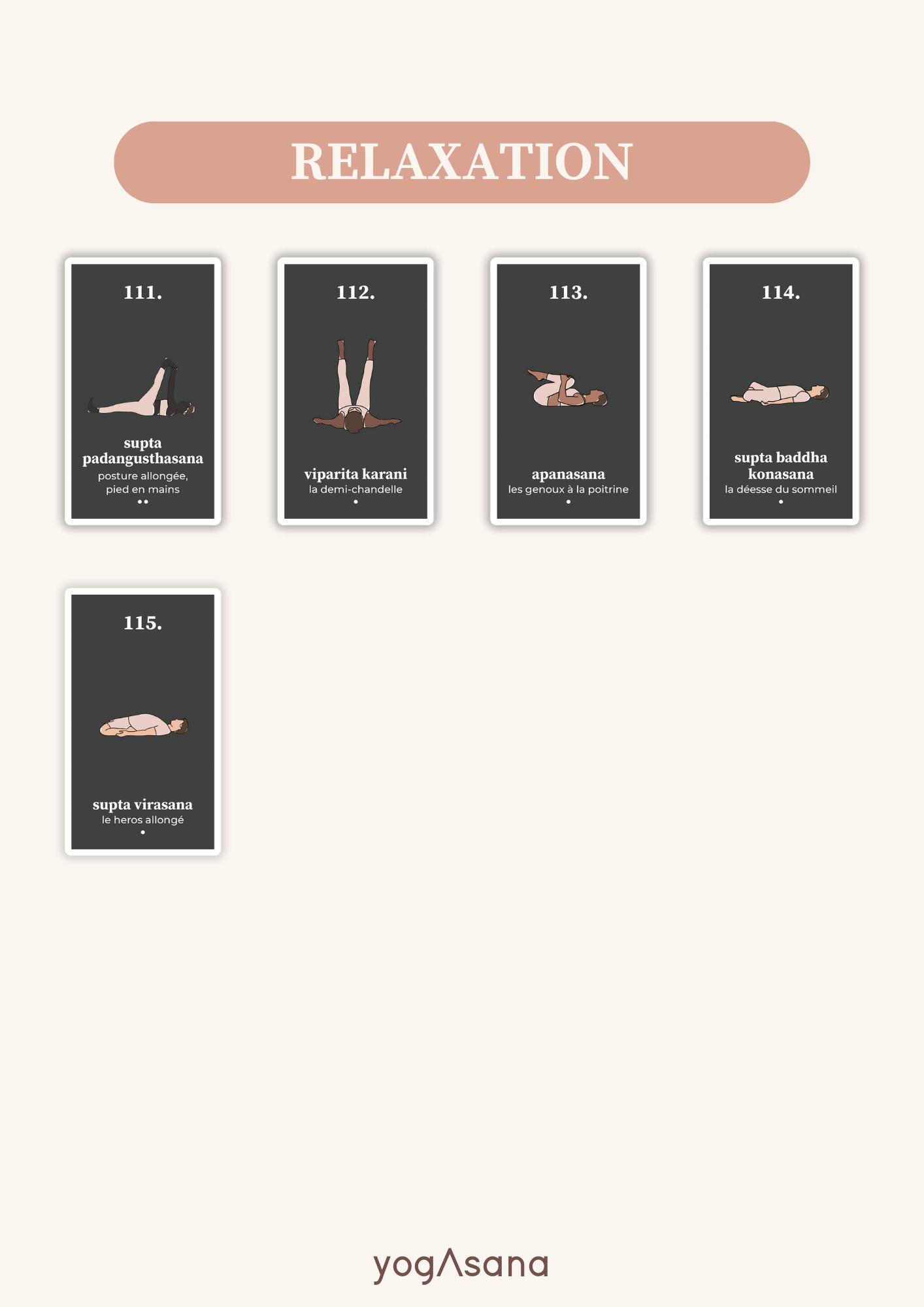 L'extension de mes cartes de yoga dynamique - Hatha Vinyasa