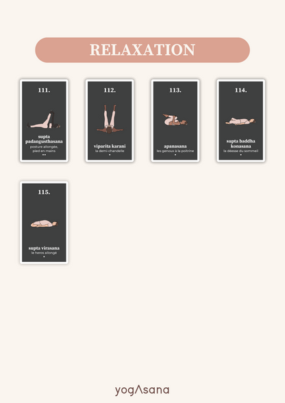 L'extension de mes cartes de yoga dynamique - Hatha Vinyasa