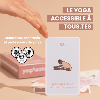 L'extension de mes cartes de yoga