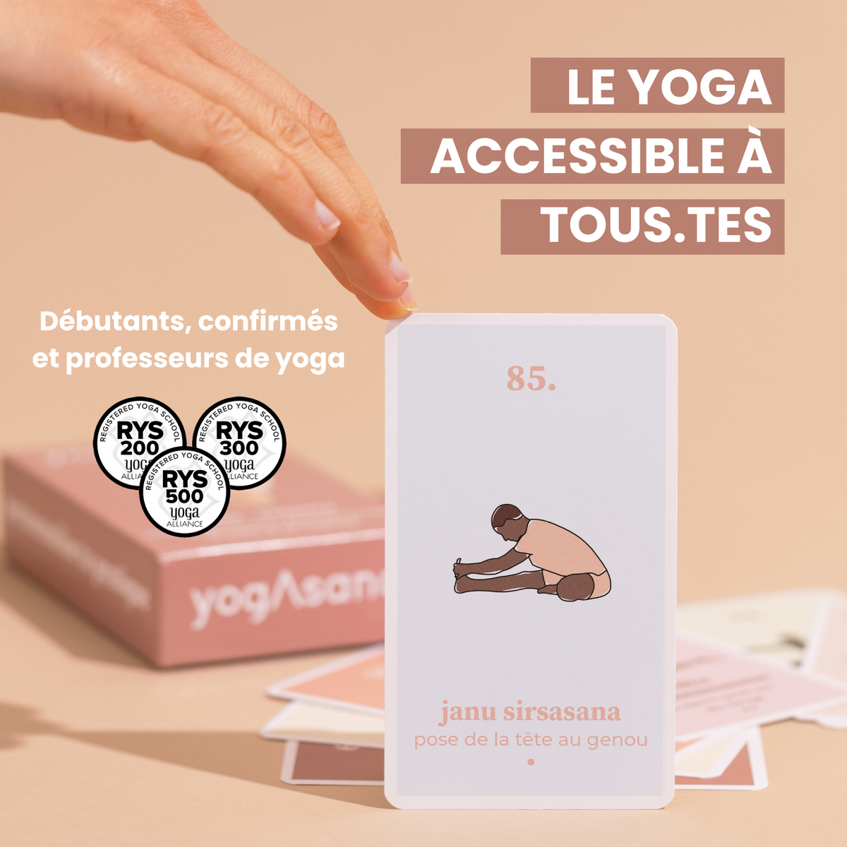 L'extension de mes cartes de yoga