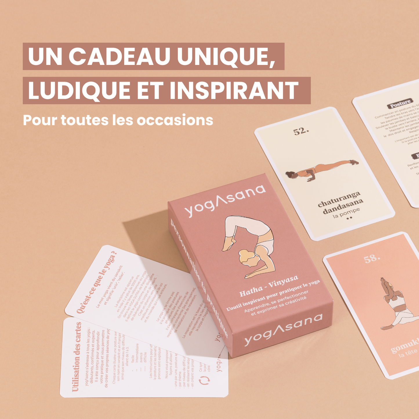 L'extension de mes cartes de yoga dynamique - Hatha Vinyasa