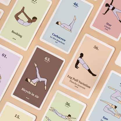 Mes cartes de Pilates