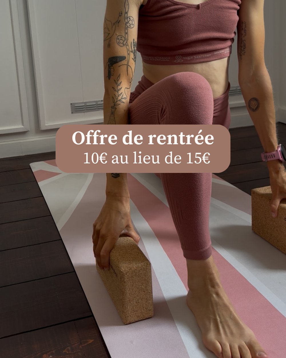 Ladrillo de corcho para yoga Yogasana