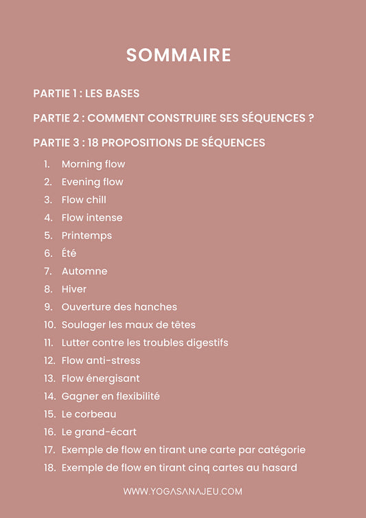 EBOOK 1 : Comment créer ses séquences de yoga ?