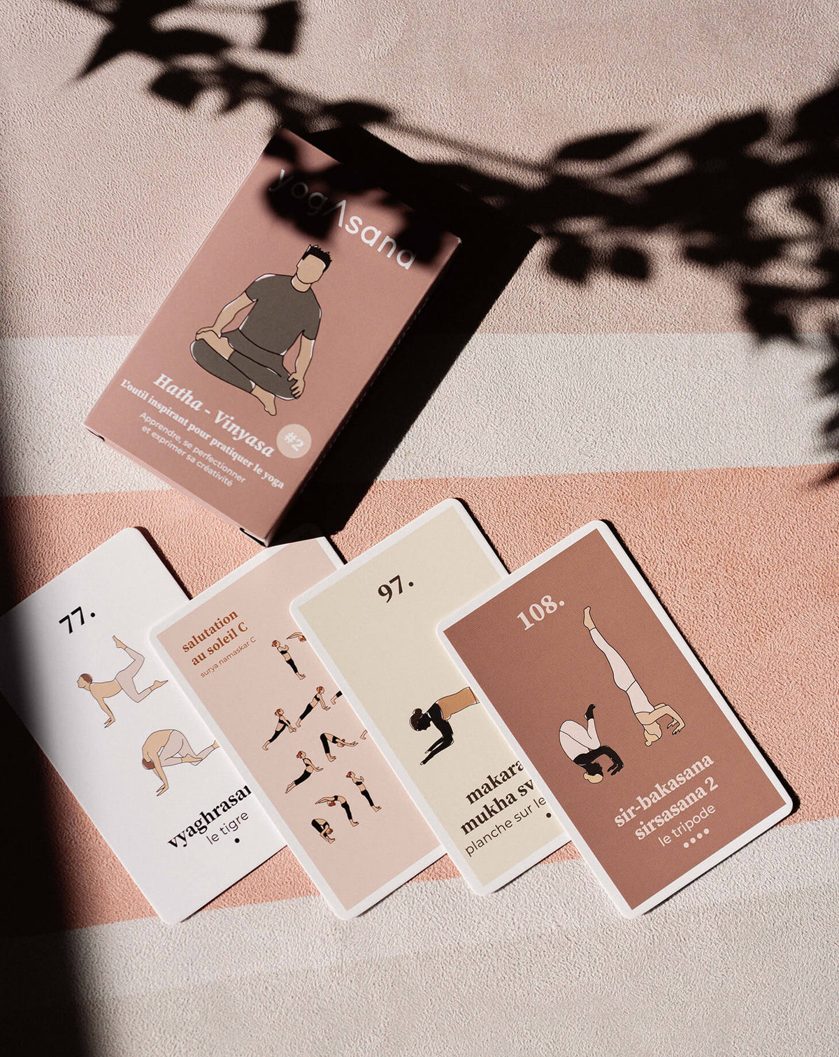 L'extension de mes cartes de yoga